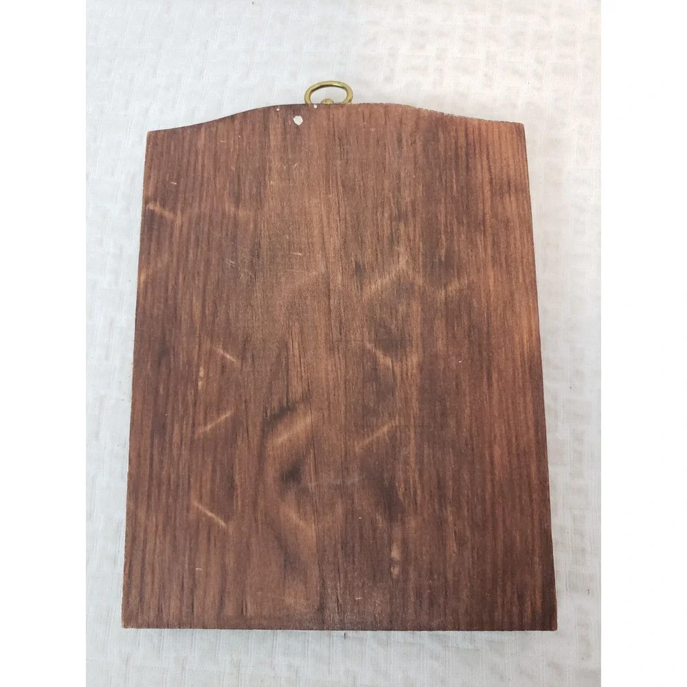 (9) Vintage Hummel Wooden Wall Plaques Boys Math Problem Girls Knitting Lot 2 - Picture 3 of 5